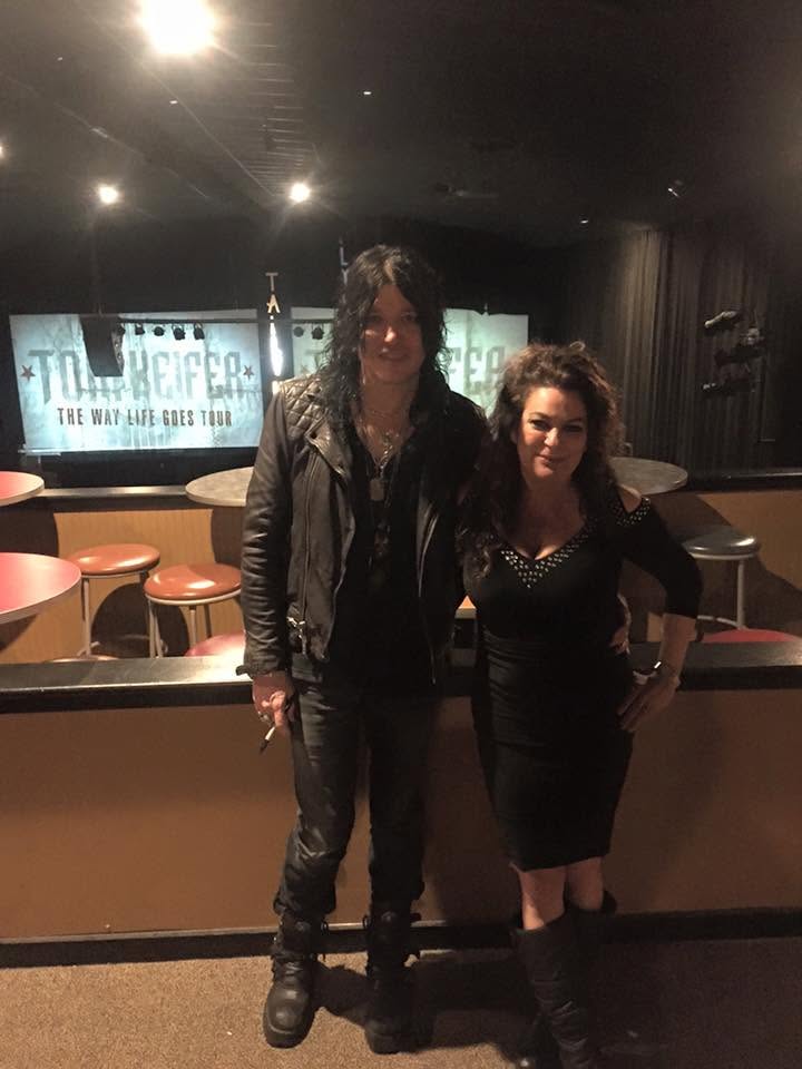 Tom Keifer and Yovanna Reiser at the Tally Ho Theater, November 13, 2015