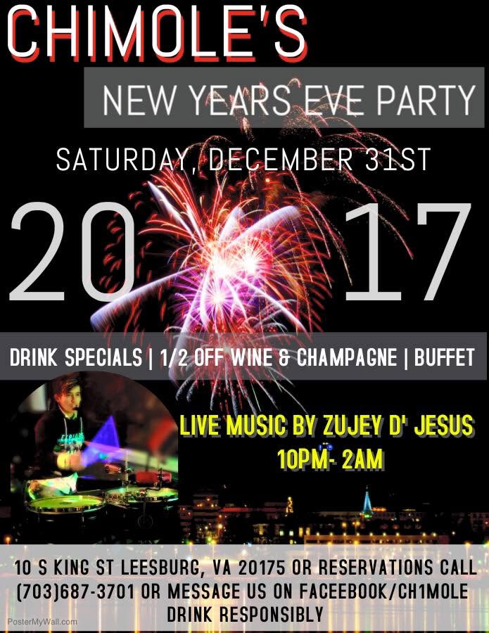 CHIMOLE® — New Year’s Eve: New Year’s Eve Party 2017